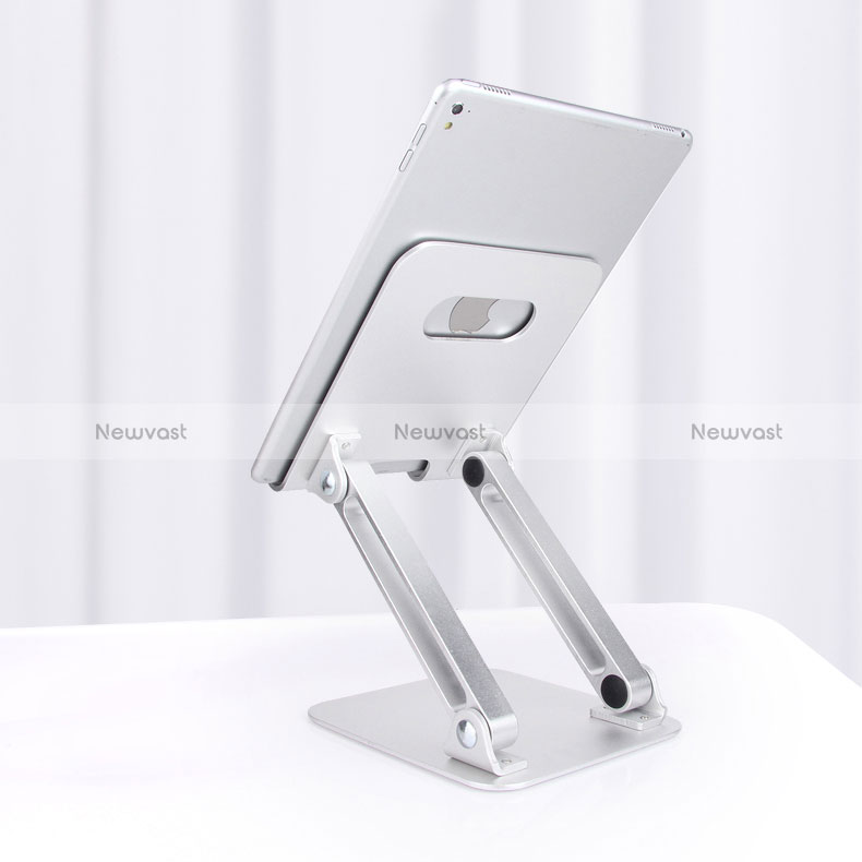 Flexible Tablet Stand Mount Holder Universal K20 for Apple iPad Air 5 10.9 2022 Silver