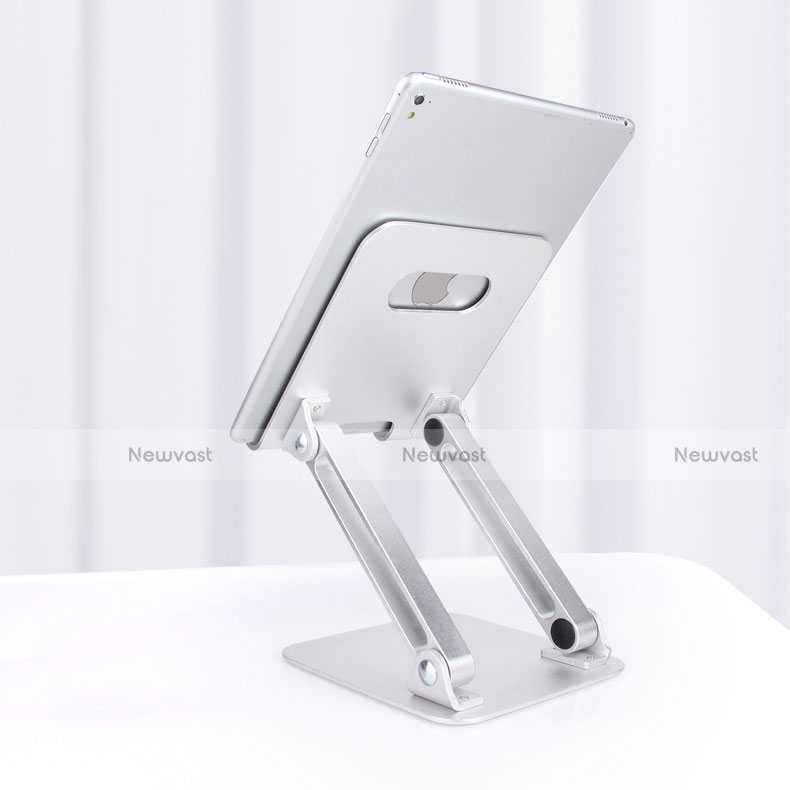 Flexible Tablet Stand Mount Holder Universal K20 for Huawei MediaPad M3 Lite 10.1 BAH-W09 Silver