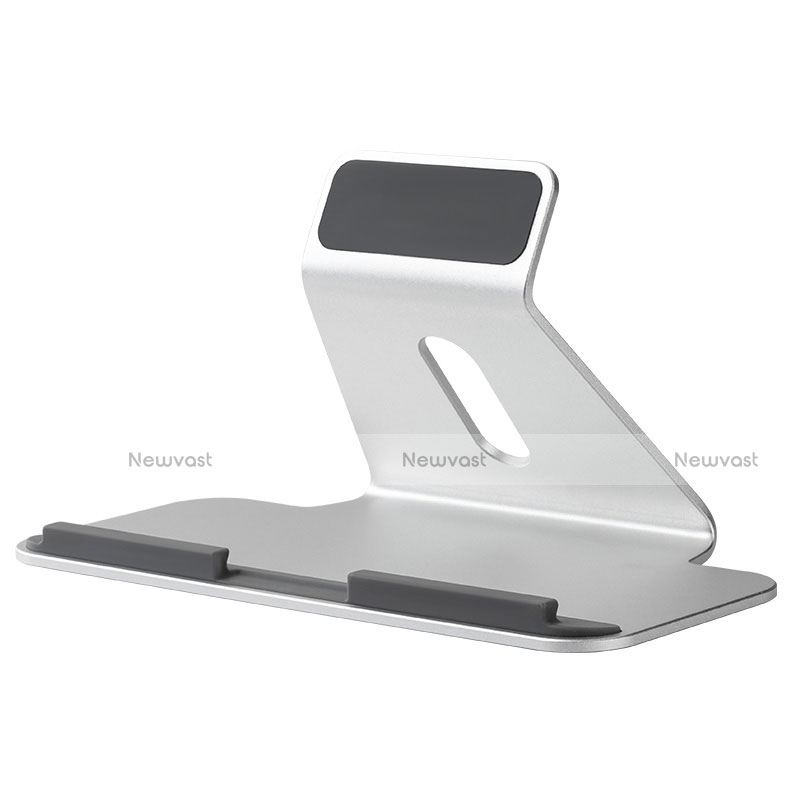 Flexible Tablet Stand Mount Holder Universal K21 for Apple iPad 4 Silver