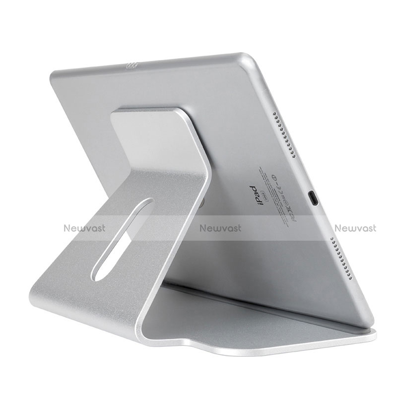 Flexible Tablet Stand Mount Holder Universal K21 for Apple iPad Air 3 Silver