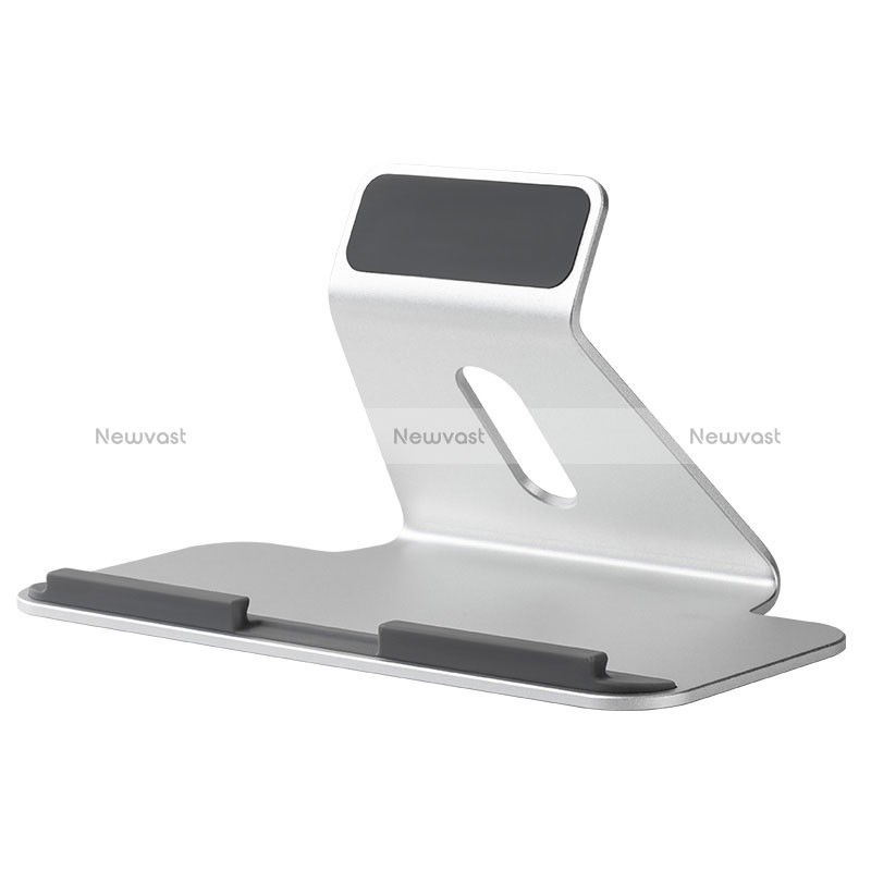Flexible Tablet Stand Mount Holder Universal K21 for Apple iPad Air 5 10.9 2022 Silver