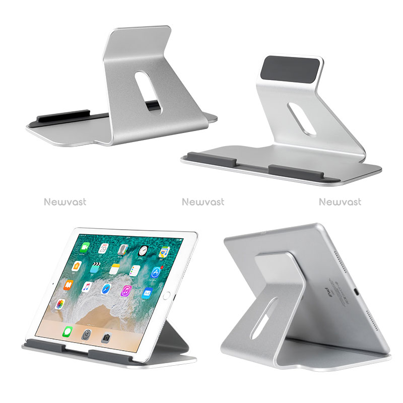 Flexible Tablet Stand Mount Holder Universal K21 for Apple iPad Pro 12.9 2022 Silver