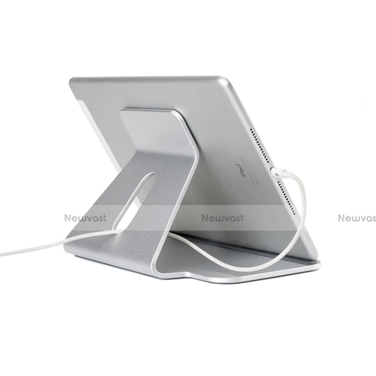 Flexible Tablet Stand Mount Holder Universal K21 for Apple iPad Pro 9.7 Silver