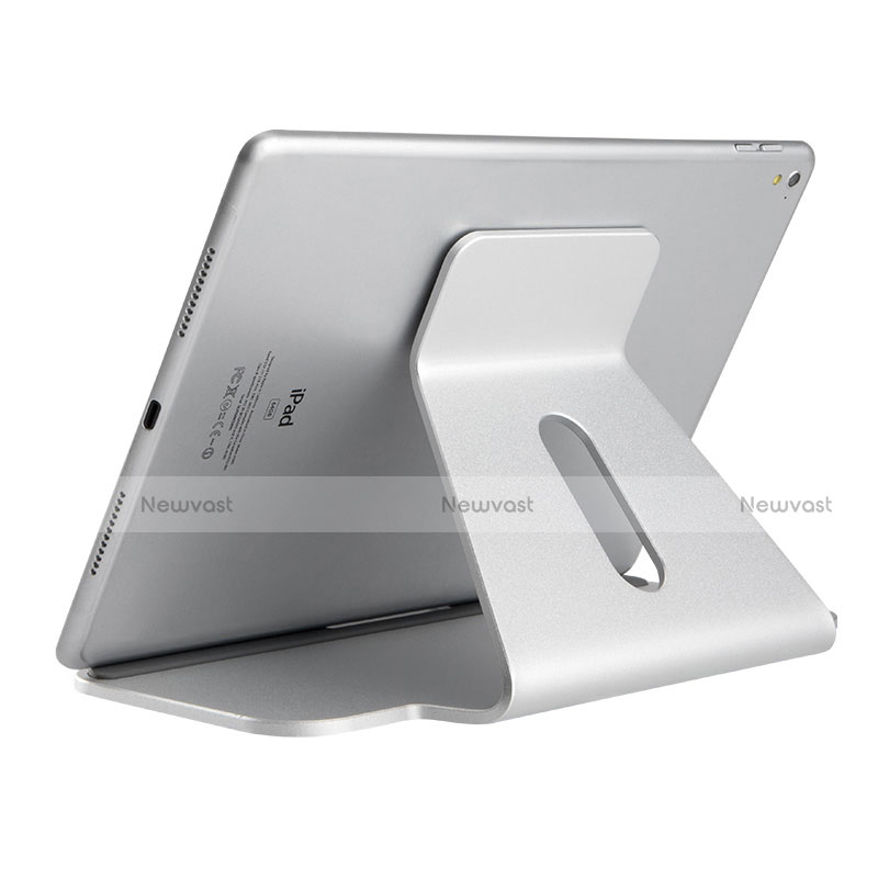 Flexible Tablet Stand Mount Holder Universal K21 for Huawei MediaPad M5 8.4 SHT-AL09 SHT-W09 Silver