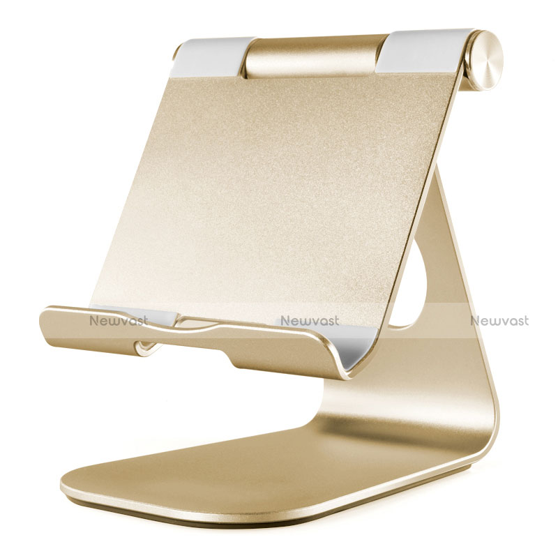 Flexible Tablet Stand Mount Holder Universal K23 for Apple iPad 2 Gold