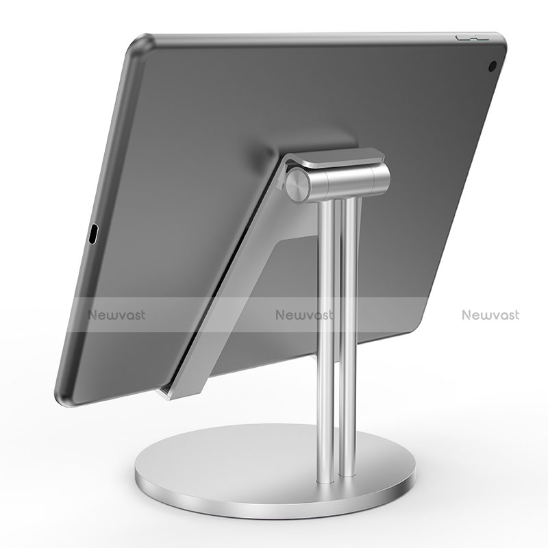 Flexible Tablet Stand Mount Holder Universal K24 for Samsung Galaxy Tab S 10.5 SM-T800 Silver