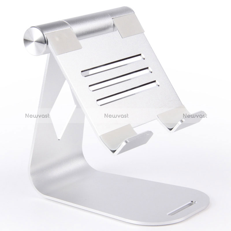 Flexible Tablet Stand Mount Holder Universal K25 for Apple iPad Pro 12.9 2022 Silver