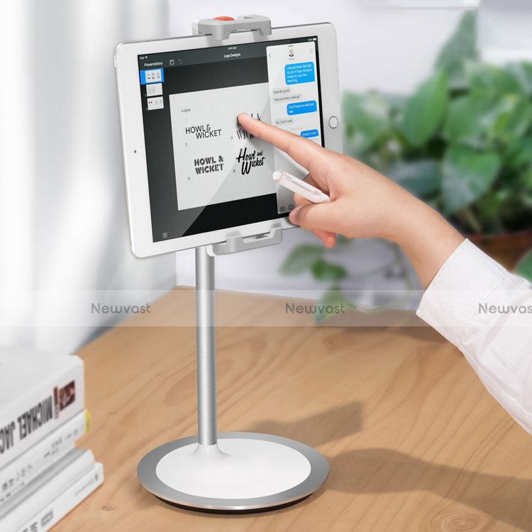 Flexible Tablet Stand Mount Holder Universal K27 for Apple iPad 2 White