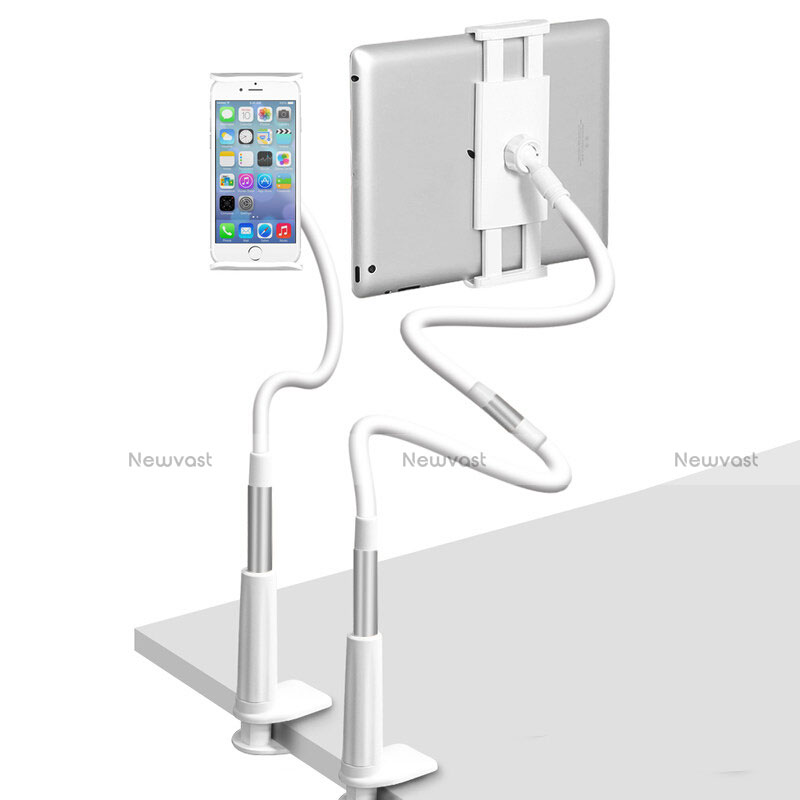 Flexible Tablet Stand Mount Holder Universal T33 for Apple iPad 4 Silver