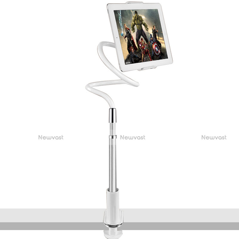 Flexible Tablet Stand Mount Holder Universal T36 for Samsung Galaxy Tab S 8.4 SM-T705 LTE 4G Silver