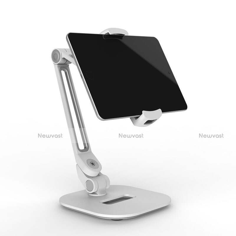 Flexible Tablet Stand Mount Holder Universal T44 for Apple iPad 3 Silver