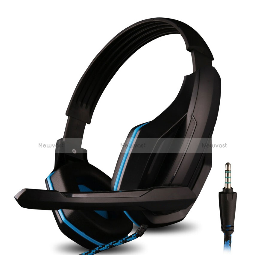 Foldable Sports Stereo Earphone Headphone H51 Blue