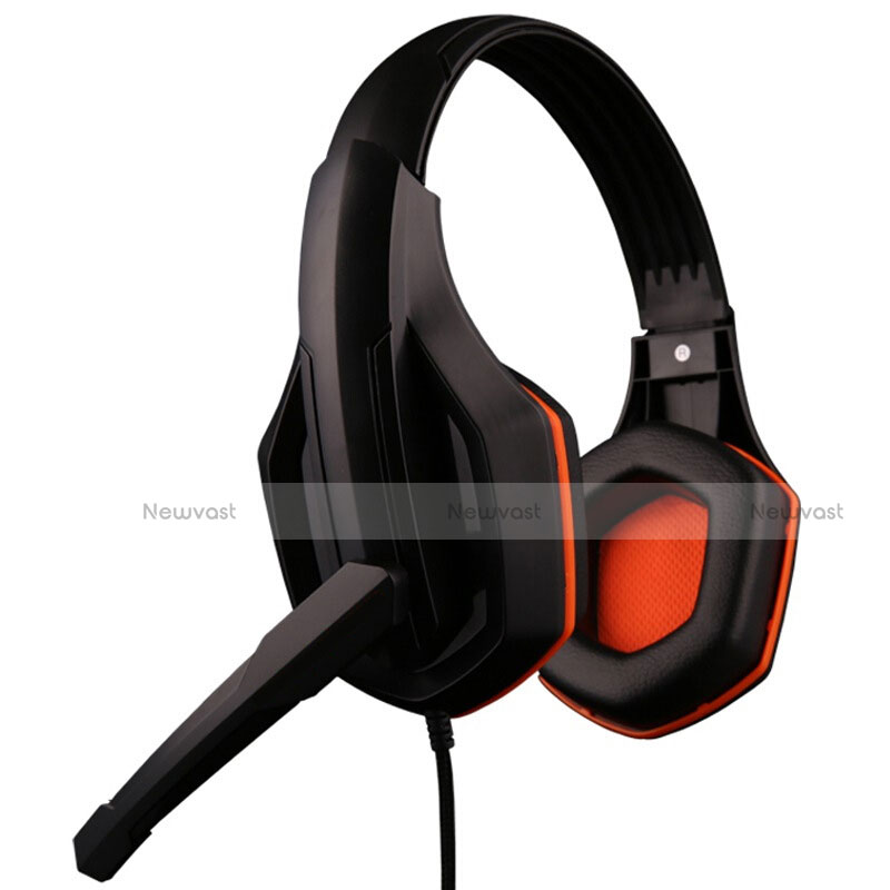 Foldable Sports Stereo Earphone Headphone H51 Orange