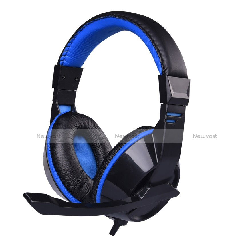 Foldable Sports Stereo Earphone Headphone H63 Blue