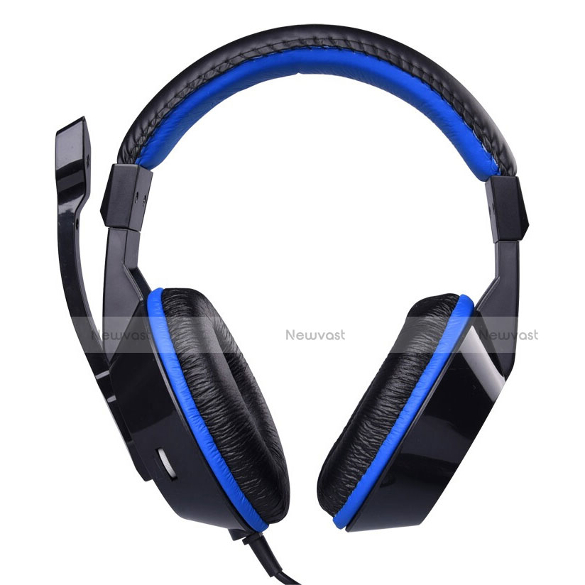 Foldable Sports Stereo Earphone Headphone H63 Blue