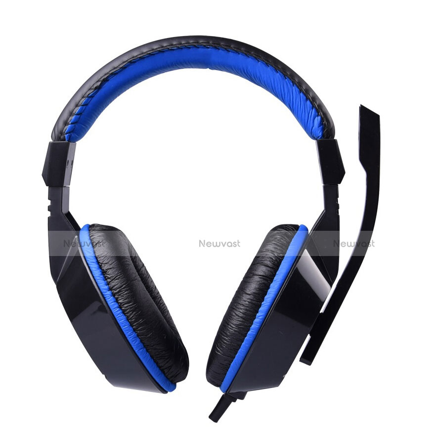 Foldable Sports Stereo Earphone Headphone H63 Blue