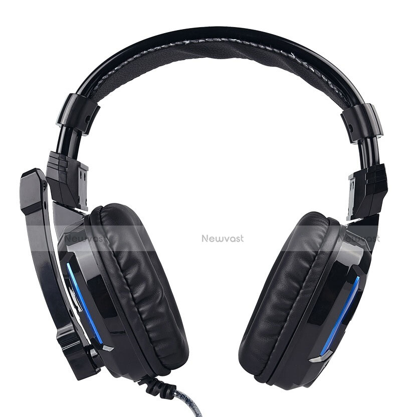 Foldable Sports Stereo Earphone Headset H52 Blue