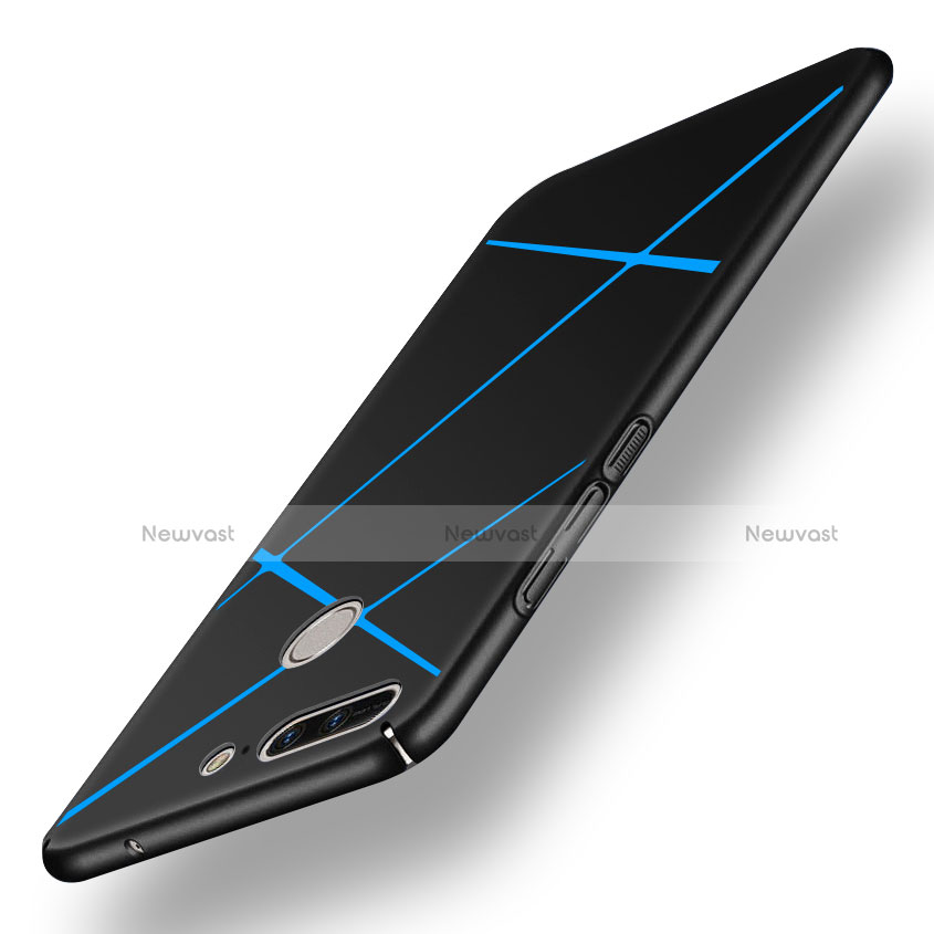 Hard Rigid Plastic Case Line Cover for Huawei Honor 9 Lite Black