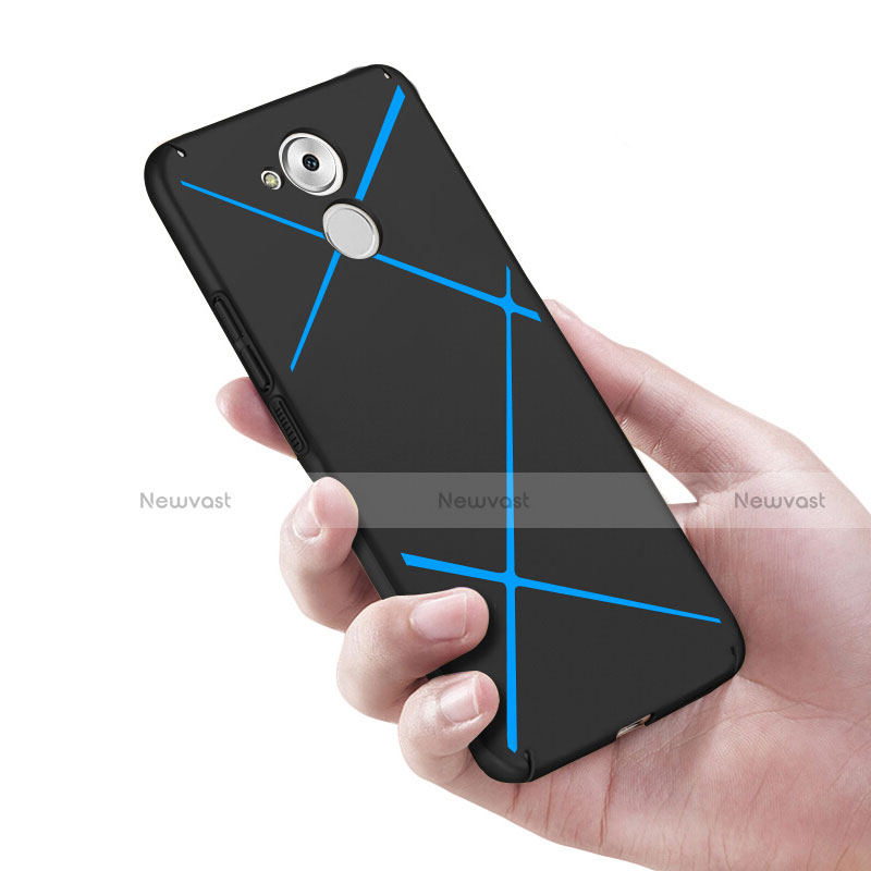 Hard Rigid Plastic Case Line Cover for Huawei Nova Smart Black
