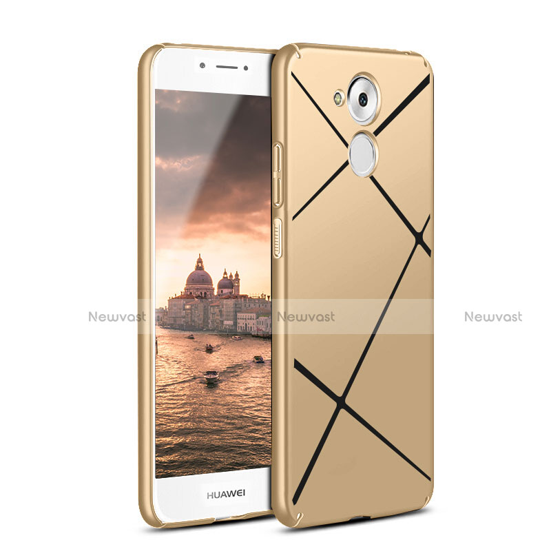 Hard Rigid Plastic Case Line Cover for Huawei Nova Smart Gold