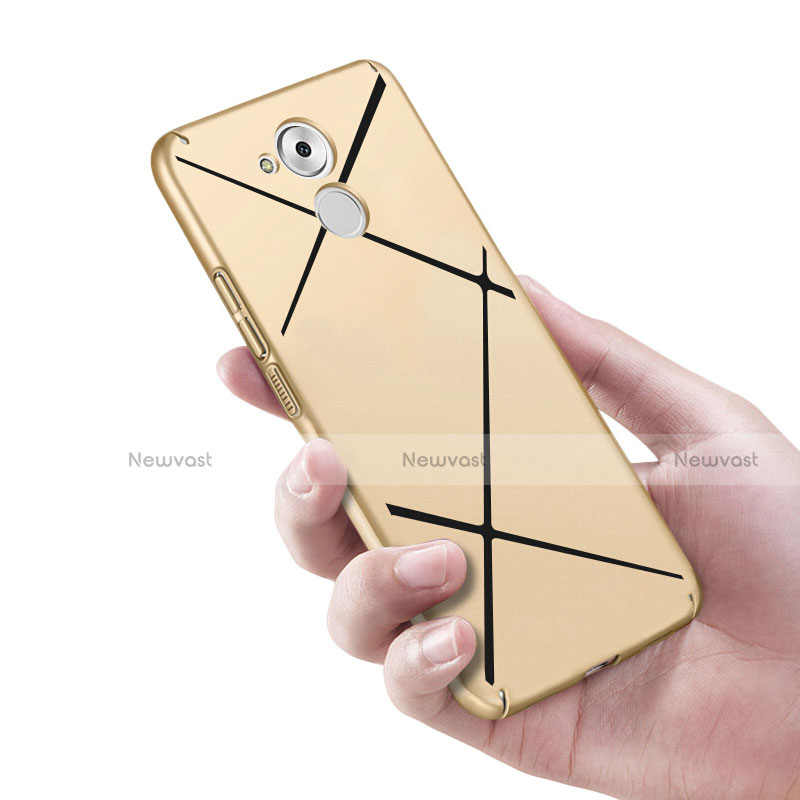 Hard Rigid Plastic Case Line Cover for Huawei Nova Smart Gold