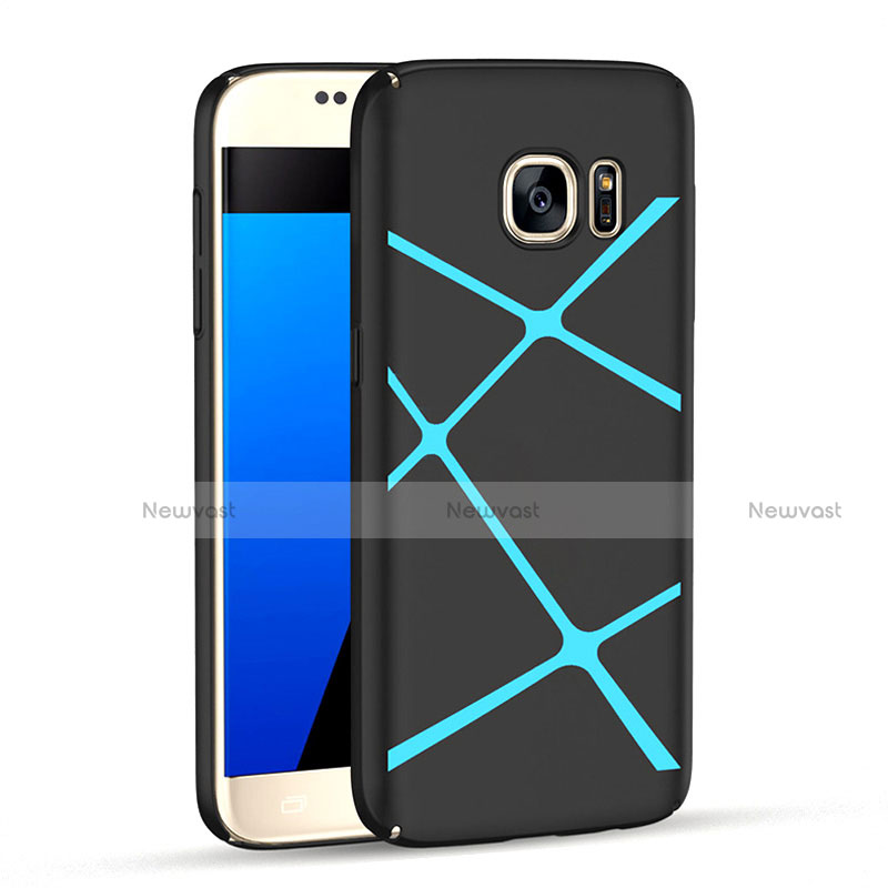 Hard Rigid Plastic Case Line Cover for Samsung Galaxy S7 G930F G930FD