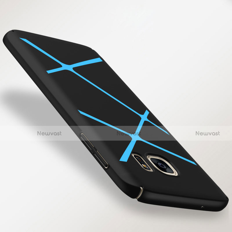 Hard Rigid Plastic Case Line Cover for Samsung Galaxy S7 G930F G930FD Sky Blue