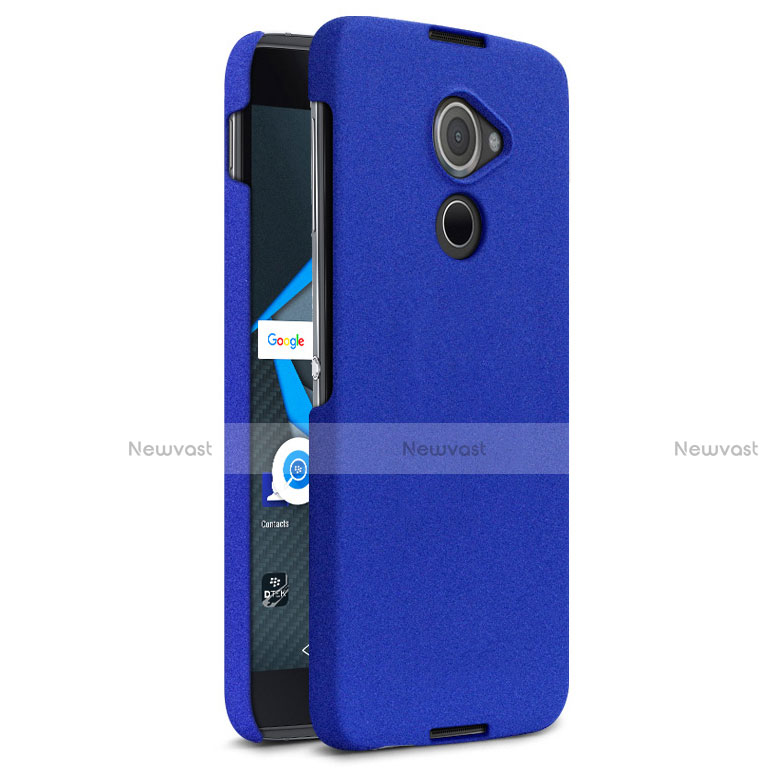 Hard Rigid Plastic Case Quicksand Cover for Blackberry DTEK60 Blue