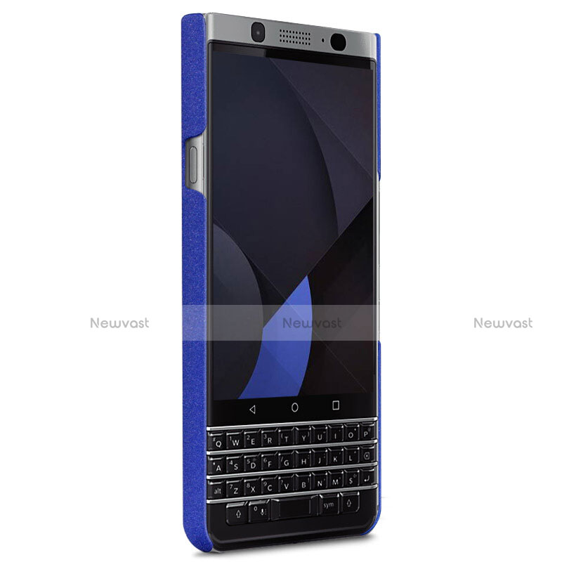 Hard Rigid Plastic Case Quicksand Cover for Blackberry KEYone Blue