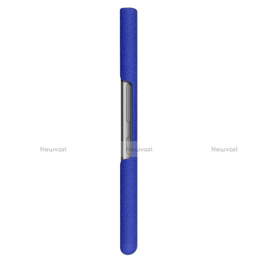 Hard Rigid Plastic Case Quicksand Cover for Blackberry KEYone Blue