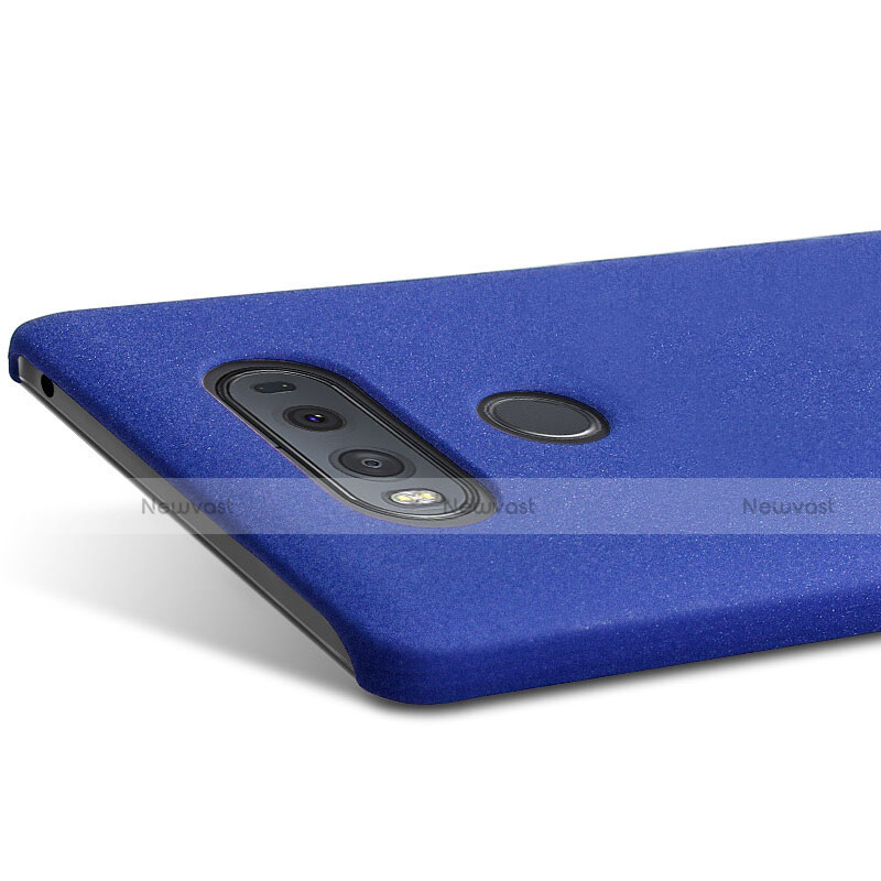 Hard Rigid Plastic Case Quicksand Cover for LG V20 Blue