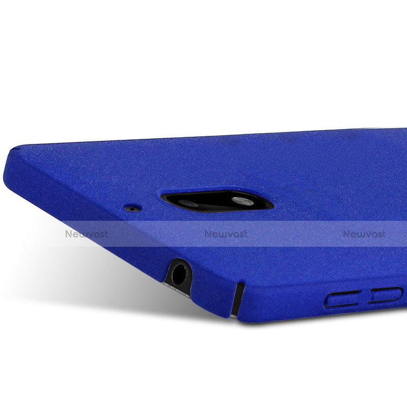 Hard Rigid Plastic Case Quicksand Cover for Nokia 6 Blue