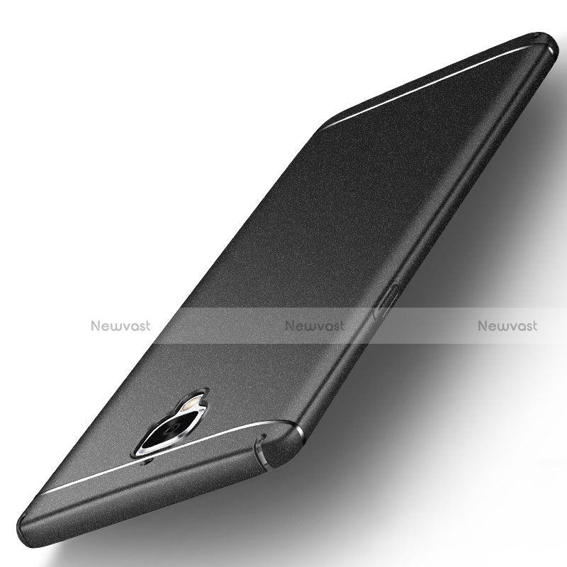 Hard Rigid Plastic Case Quicksand Cover for OnePlus 3 Black