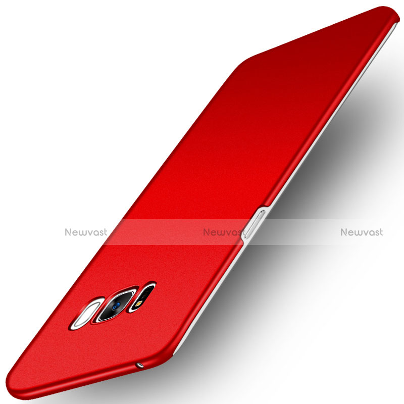 Hard Rigid Plastic Case Quicksand Cover for Samsung Galaxy S8 Plus Red