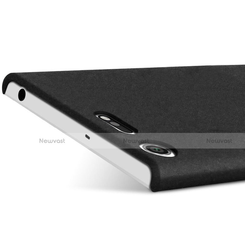 Hard Rigid Plastic Case Quicksand Cover for Sony Xperia XZ Premium Black