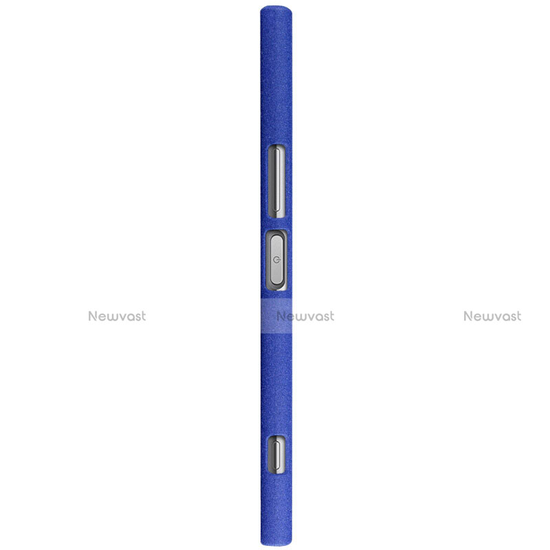 Hard Rigid Plastic Case Quicksand Cover for Sony Xperia XZ Premium Blue