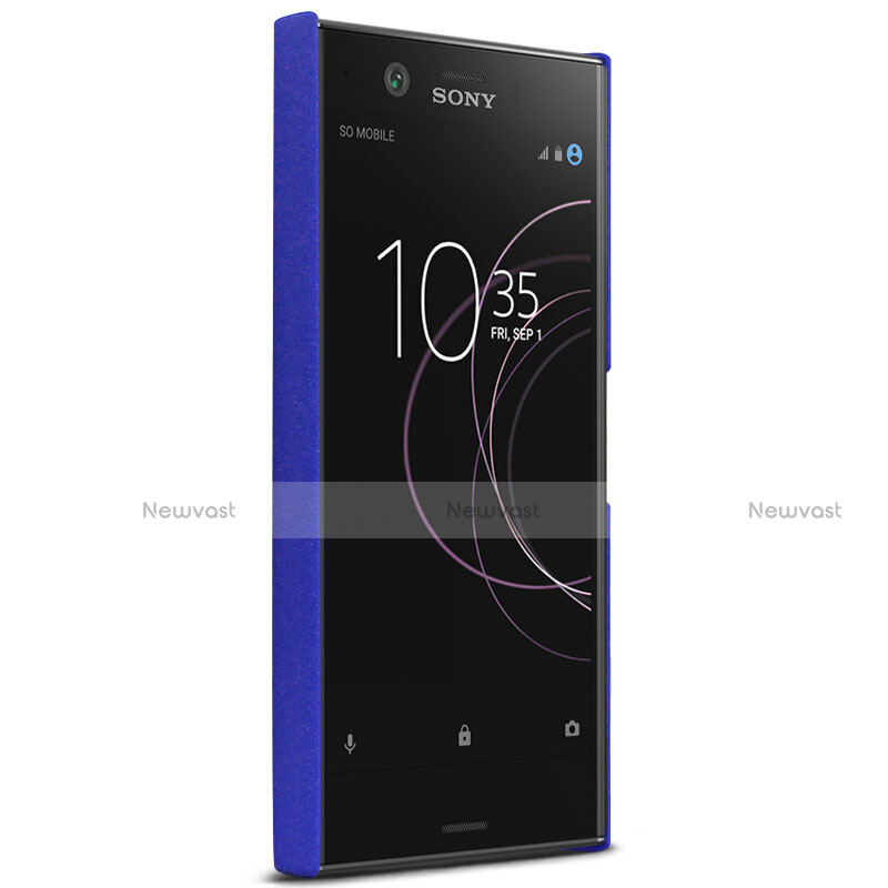 Hard Rigid Plastic Case Quicksand Cover for Sony Xperia XZ1 Compact Blue