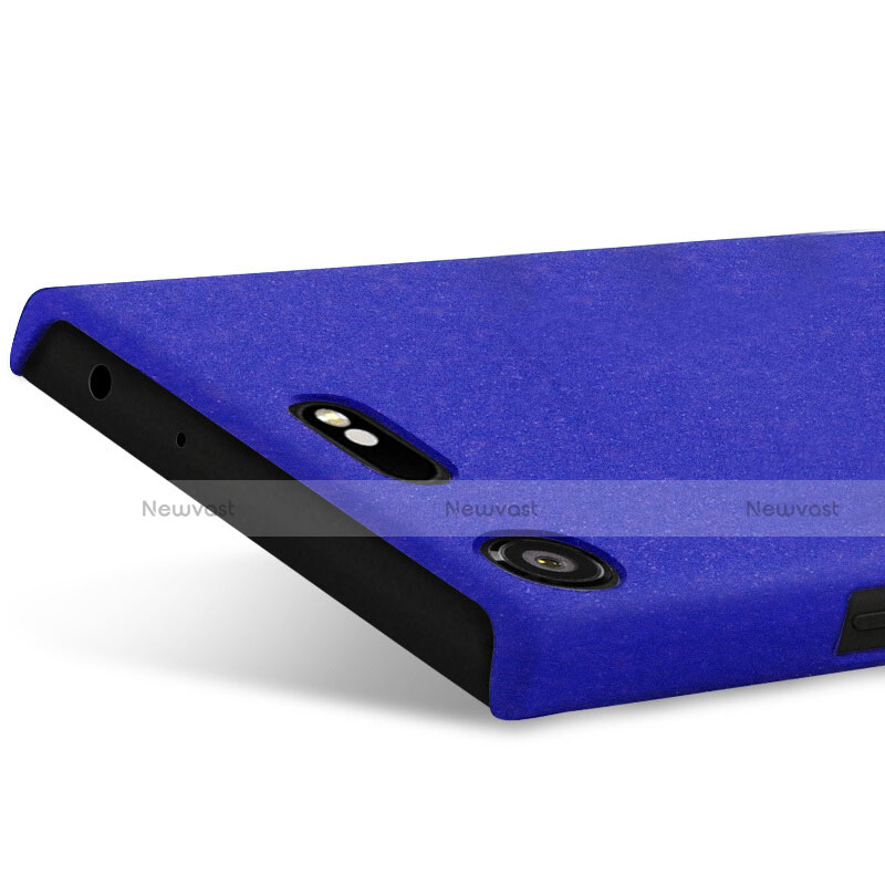 Hard Rigid Plastic Case Quicksand Cover for Sony Xperia XZ1 Compact Blue
