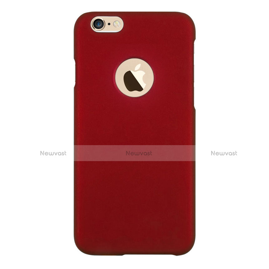 Hard Rigid Plastic Matte Finish Back Cover for Apple iPhone 6S Red
