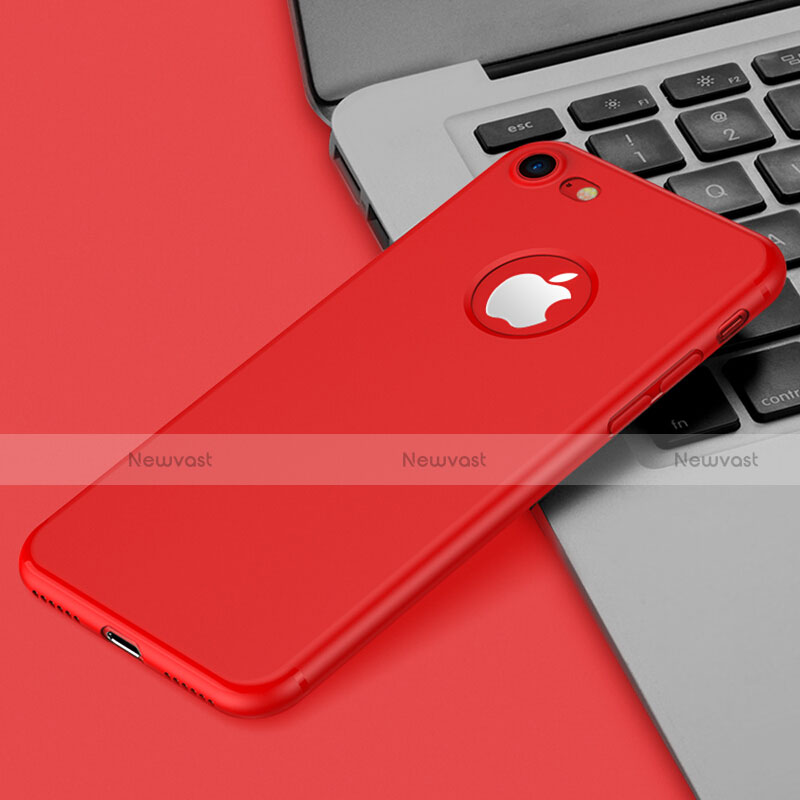 Hard Rigid Plastic Matte Finish Back Cover for Apple iPhone SE (2020) Red