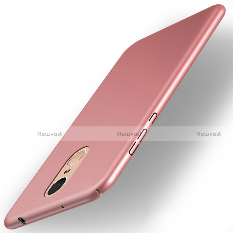 Hard Rigid Plastic Matte Finish Back Cover for Huawei Enjoy 6 Rose Gold