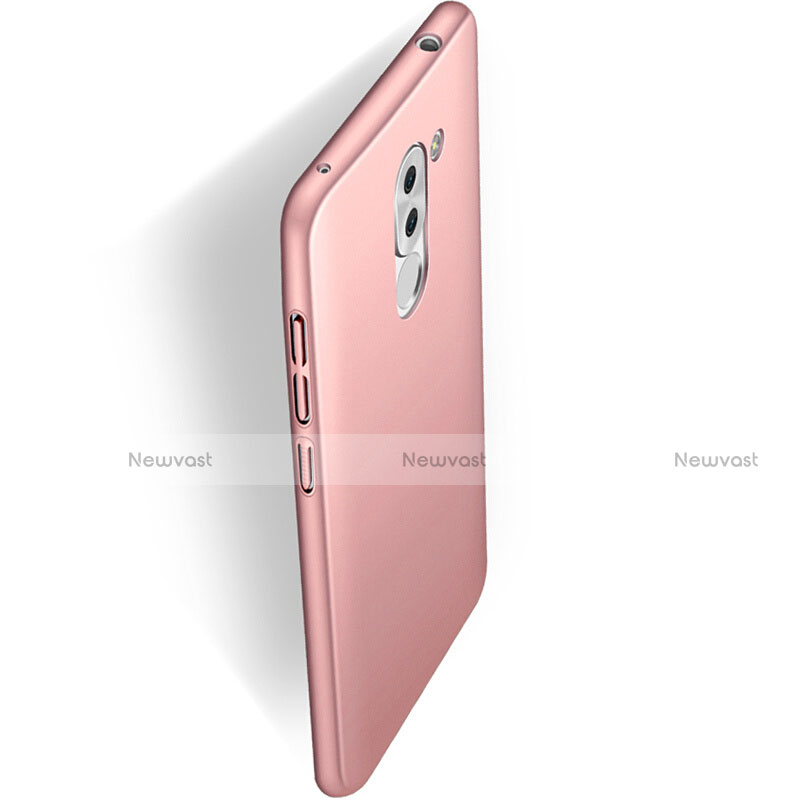 Hard Rigid Plastic Matte Finish Back Cover for Huawei Honor 6X Rose Gold