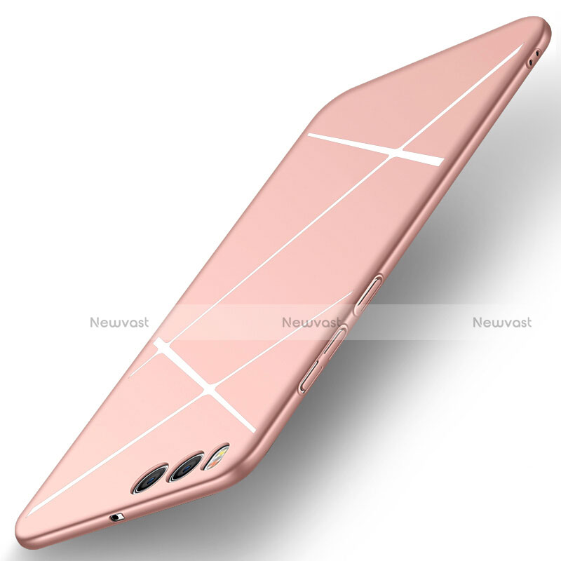 Hard Rigid Plastic Matte Finish Back Cover Line for Xiaomi Mi Note 3 Rose Gold