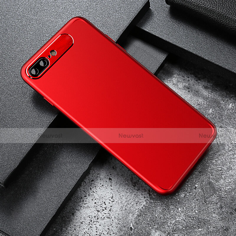 Hard Rigid Plastic Matte Finish Back Cover M01 for Apple iPhone 8 Plus Red