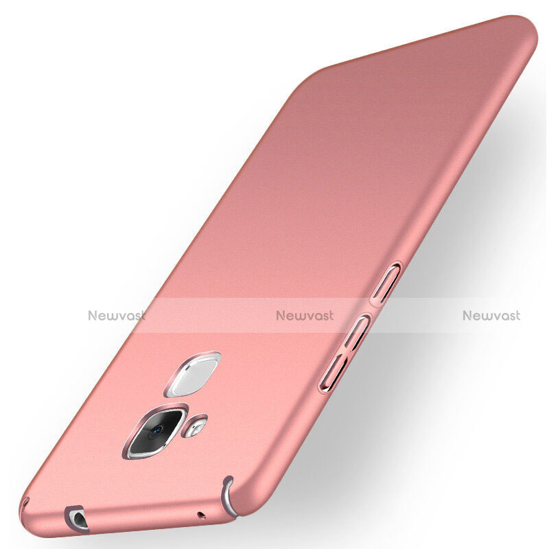 Hard Rigid Plastic Matte Finish Back Cover M01 for Huawei GR5 Mini Rose Gold