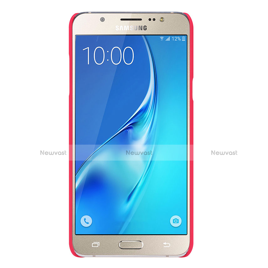 Hard Rigid Plastic Matte Finish Back Cover M03 for Samsung Galaxy J7 (2016) J710F J710FN Red