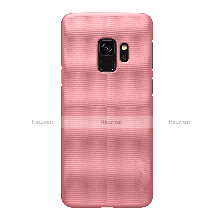 Hard Rigid Plastic Matte Finish Back Cover M09 for Samsung Galaxy S9 Rose Gold