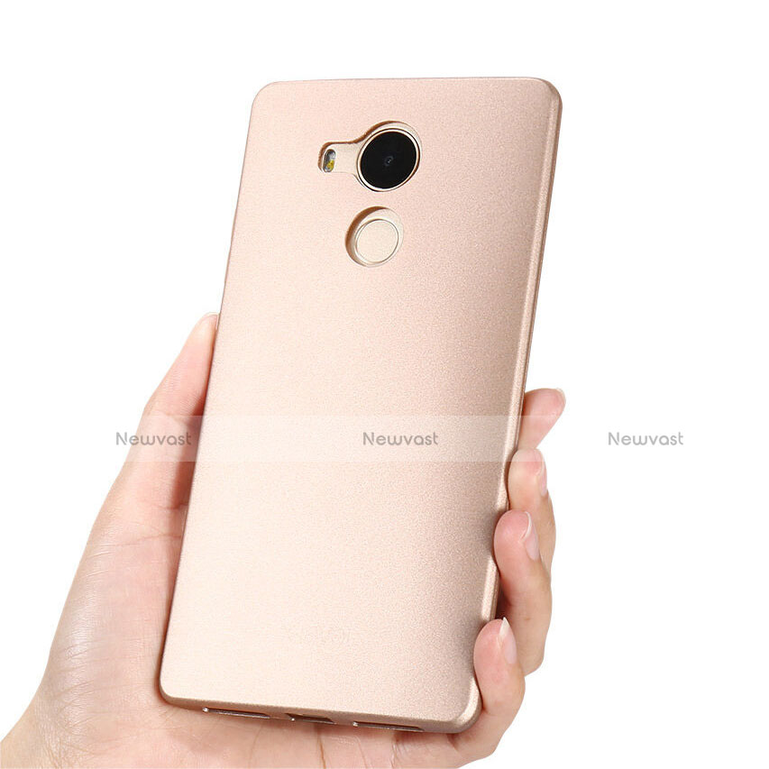 Hard Rigid Plastic Matte Finish Back Cover P01 for Huawei Mate 8 Gold