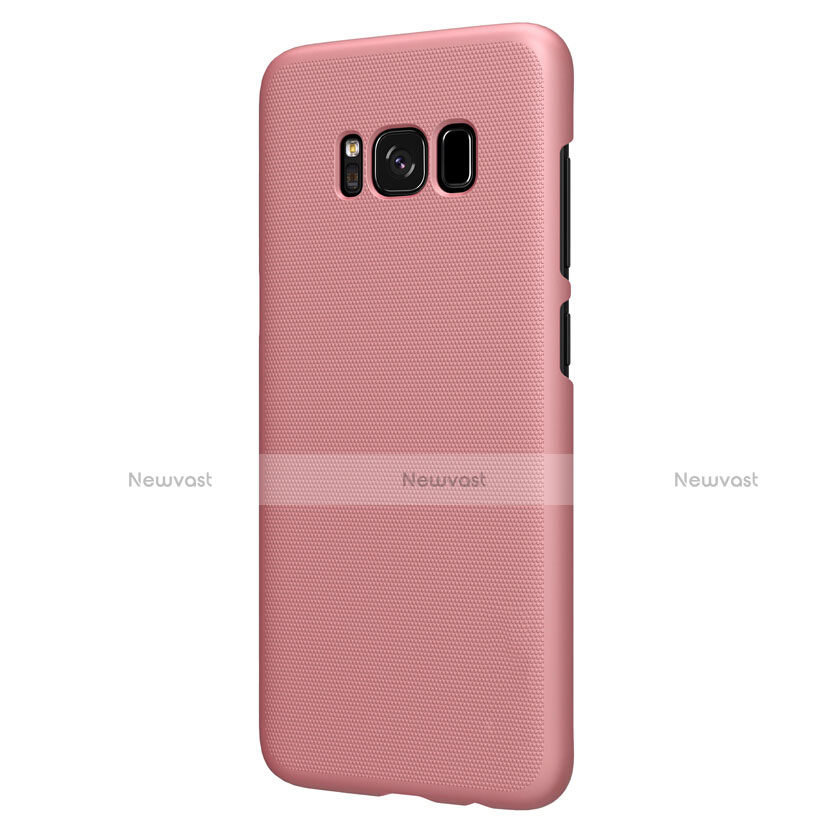 Hard Rigid Plastic Matte Finish Back Cover P01 for Samsung Galaxy S8 Rose Gold