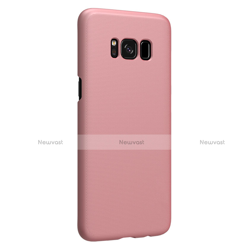 Hard Rigid Plastic Matte Finish Back Cover P01 for Samsung Galaxy S8 Rose Gold